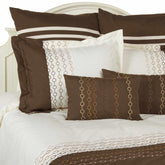 Vanessa Embroidered Duvet Cover Microfiber 7 Piece Bedding Set